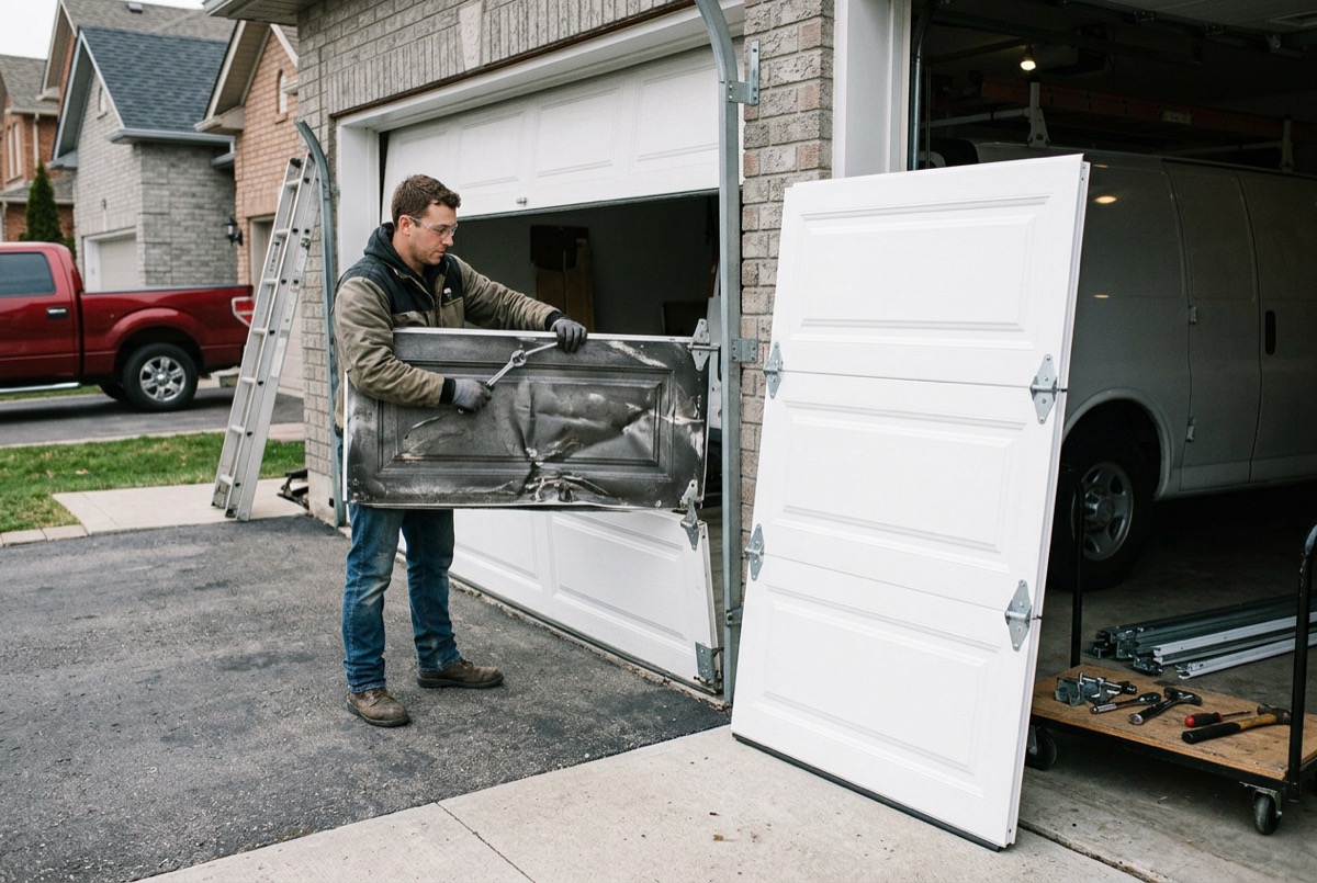 Garage Door Panel Replacement — NKY Garage Door Pros